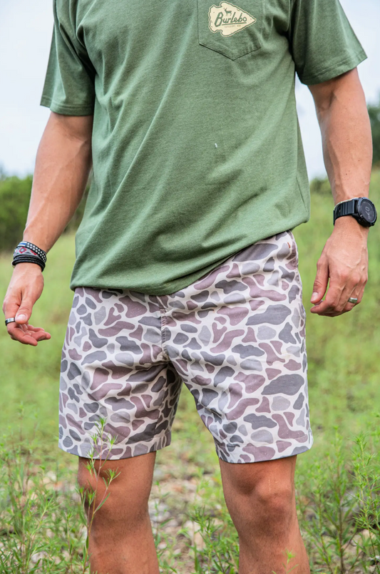 Classic Deer Camo Mens Everyday Shorts