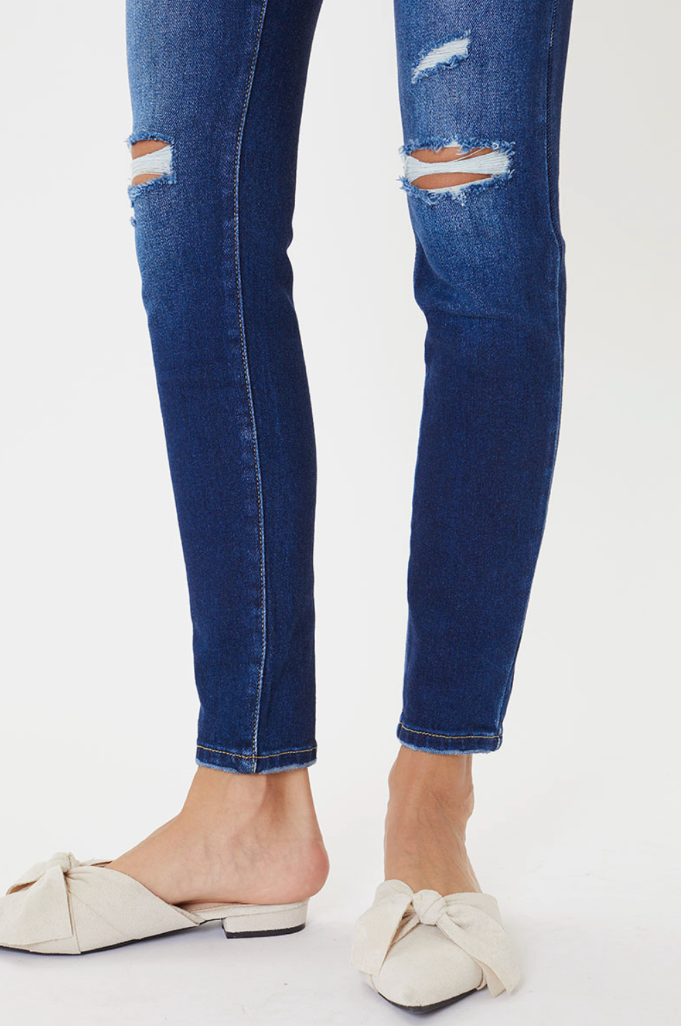 Dark Super Skinny High Rise Jean