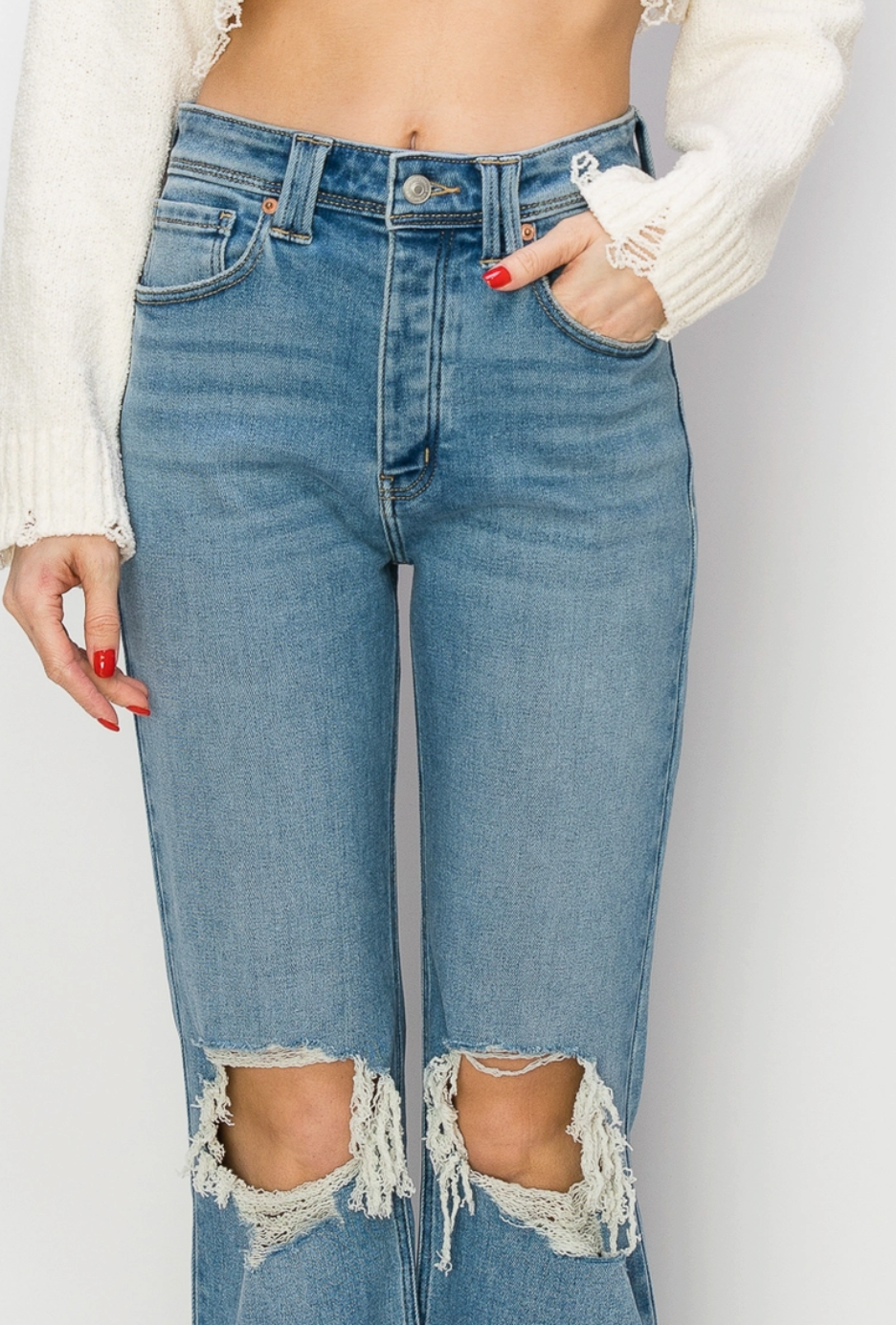 Ultra High Rise Modern Wide Jeans