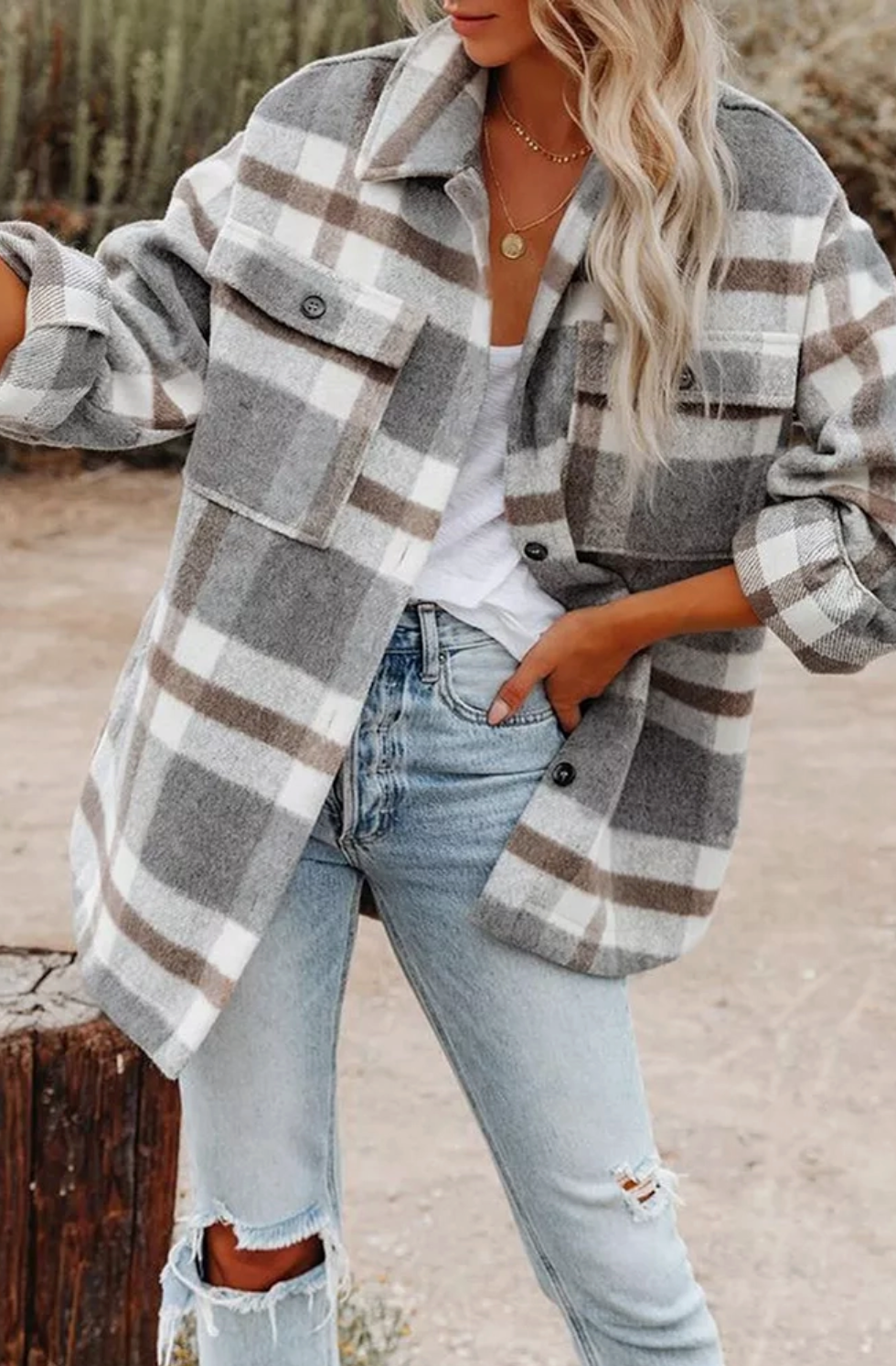 Plaid Flannel Shacket