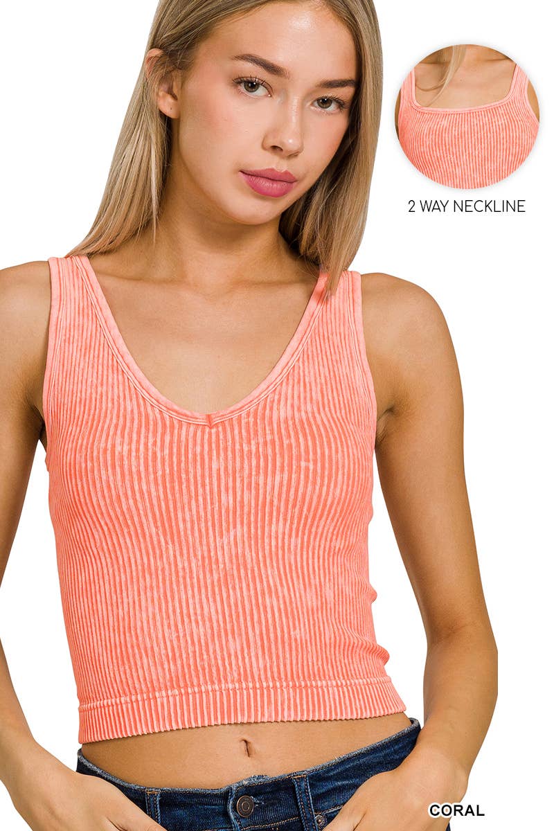 Cropped Orange Tank