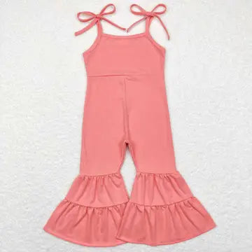 Pink Girls Romper