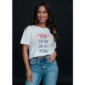 "Sunshine on my mind" tee