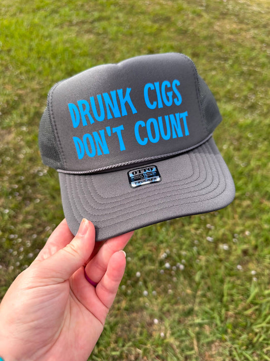 Drunk Cigs Trucker Hat