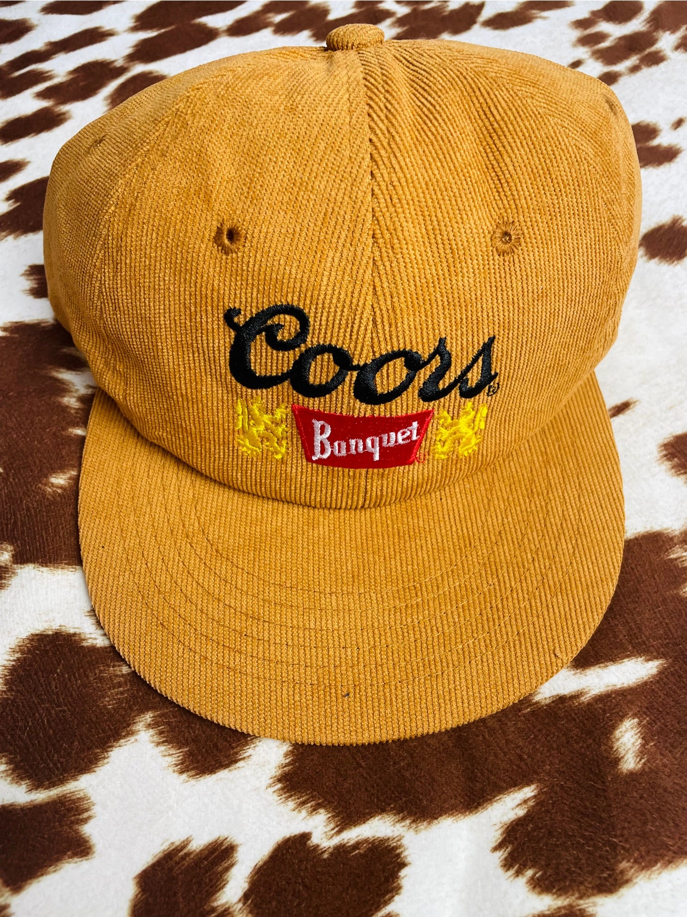 Corduroy Coors Hat Unisex