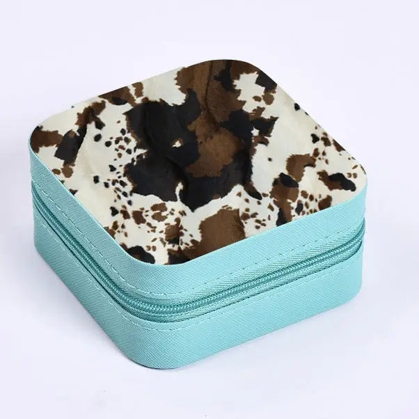 Cow Print Jewelry Case