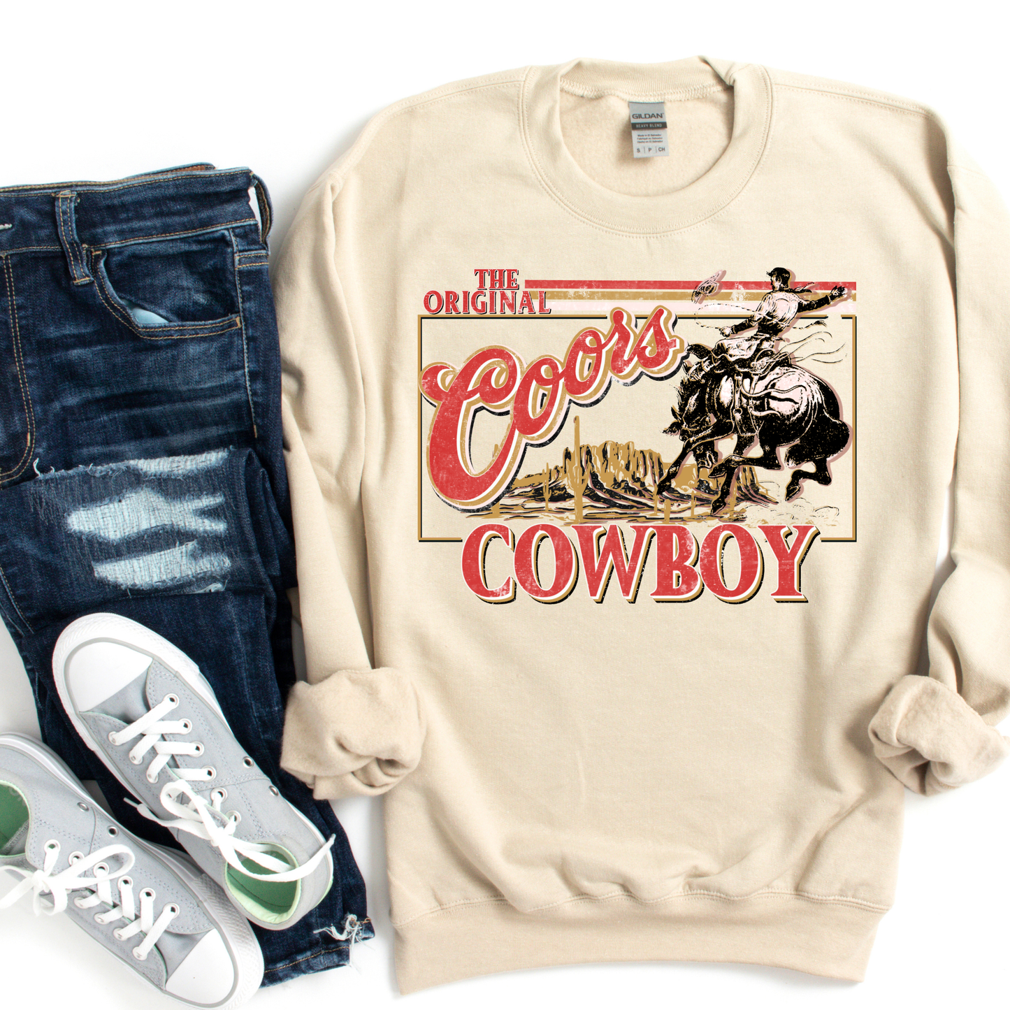 COORS COWBOY SWEATSHIRTS