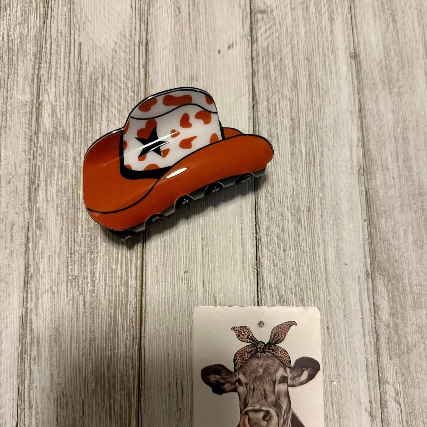 Cowboy Hat Hair Clips