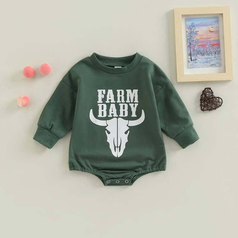 "Farm Baby" Romper