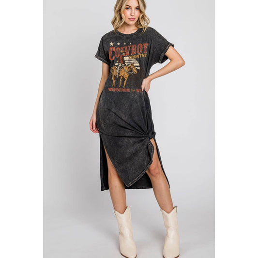 Cowboy Country Mineral Graphic Dress