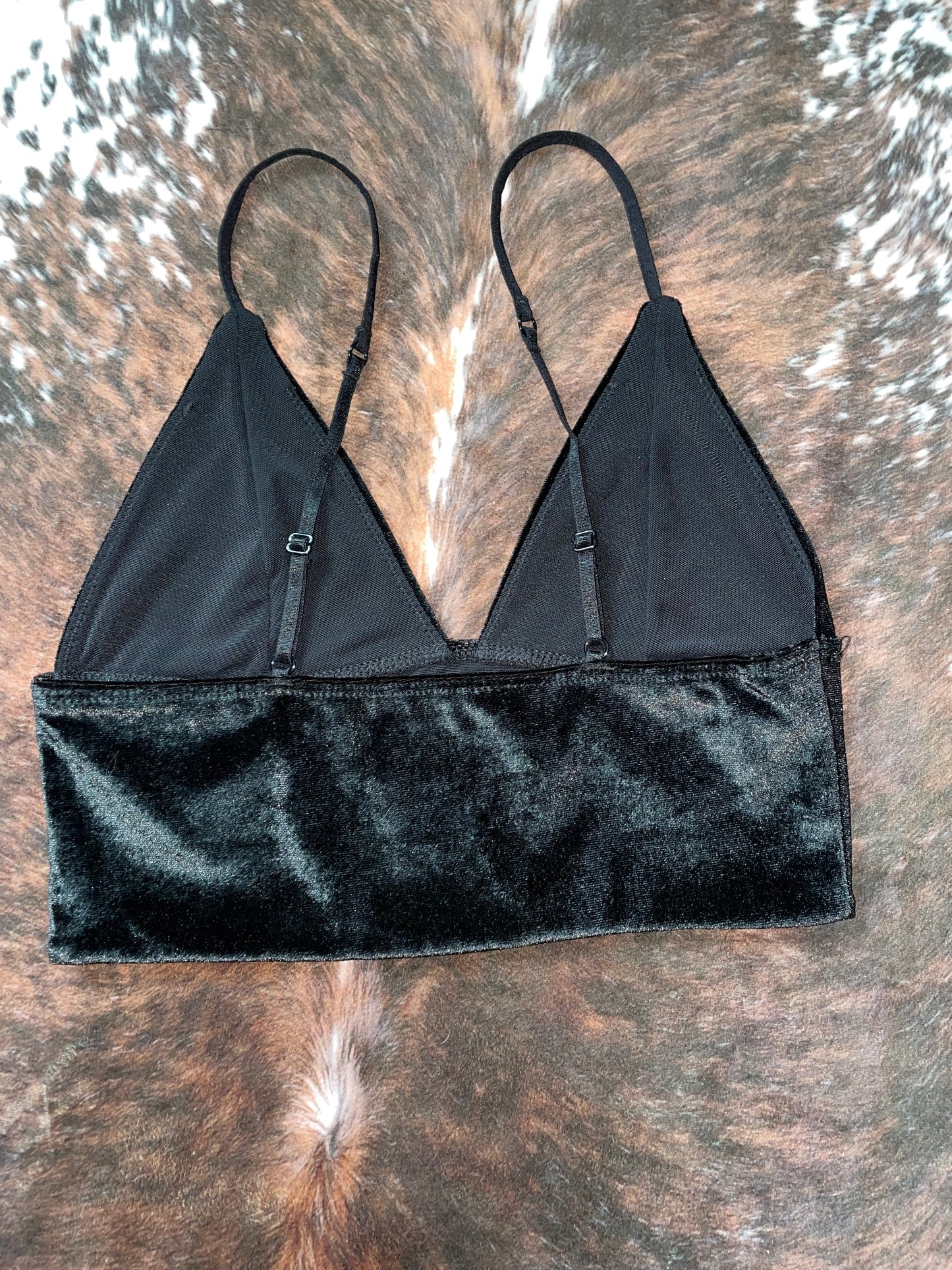 Black Velvet Bralette