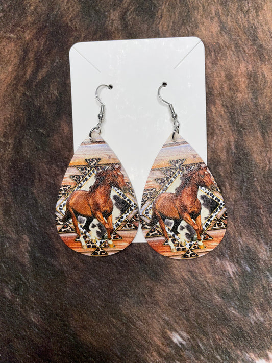 Horse Earrings