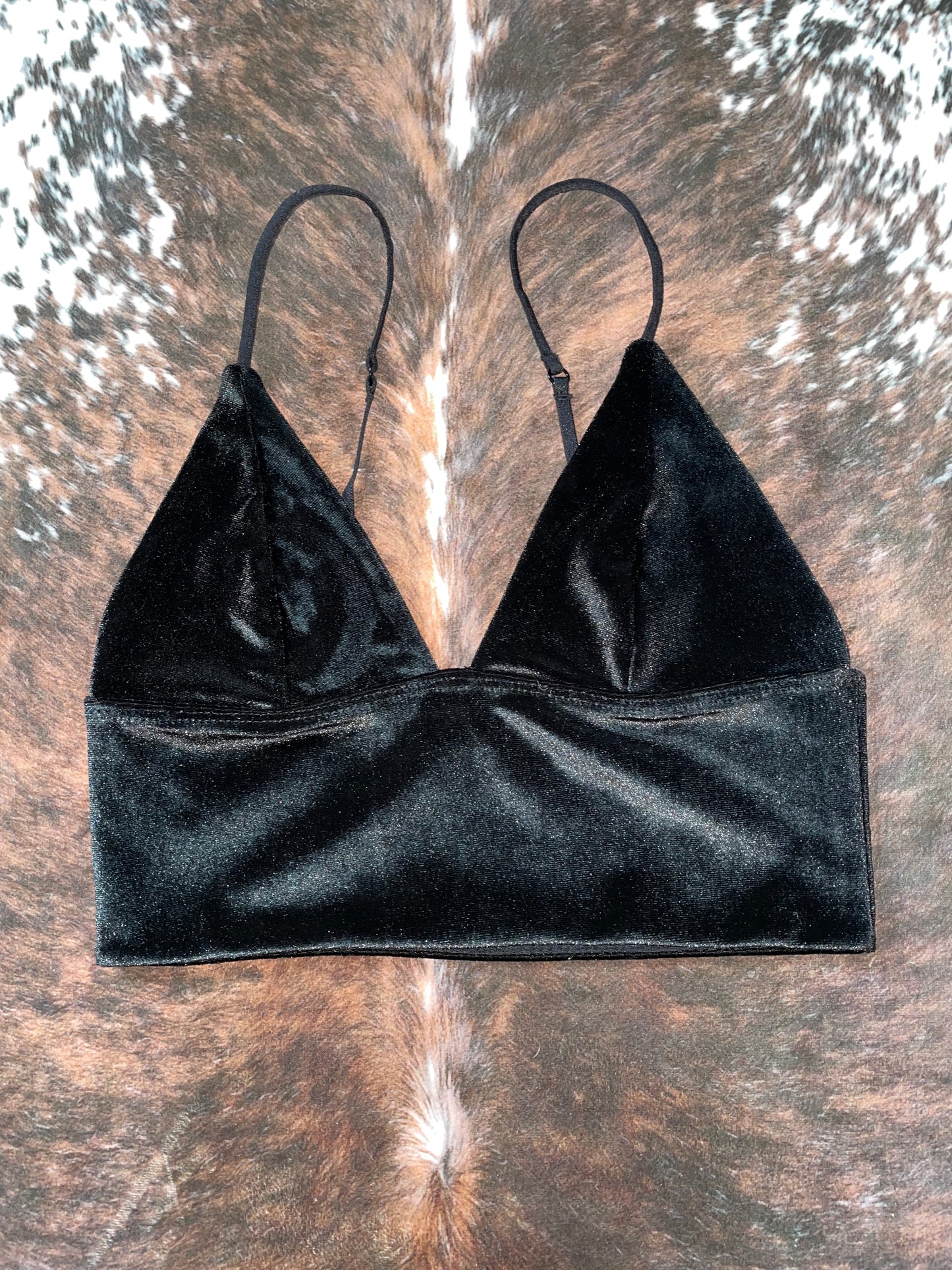 Black Velvet Bralette