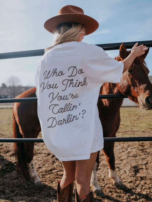 Darlin (FRONT + BACK) Graphic Tee