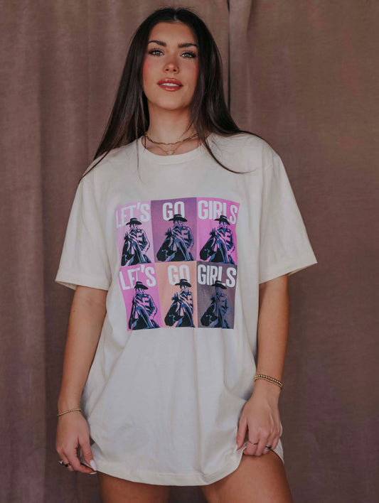 Let's Go Girls Color Pop Graphic Tee