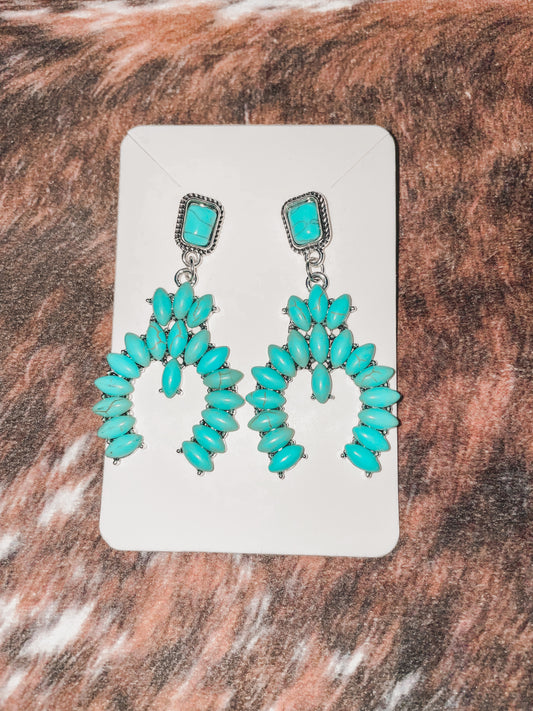 Western Turquoise Earrings