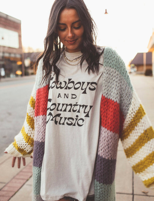 Cowboys + Country Music Graphic Tee