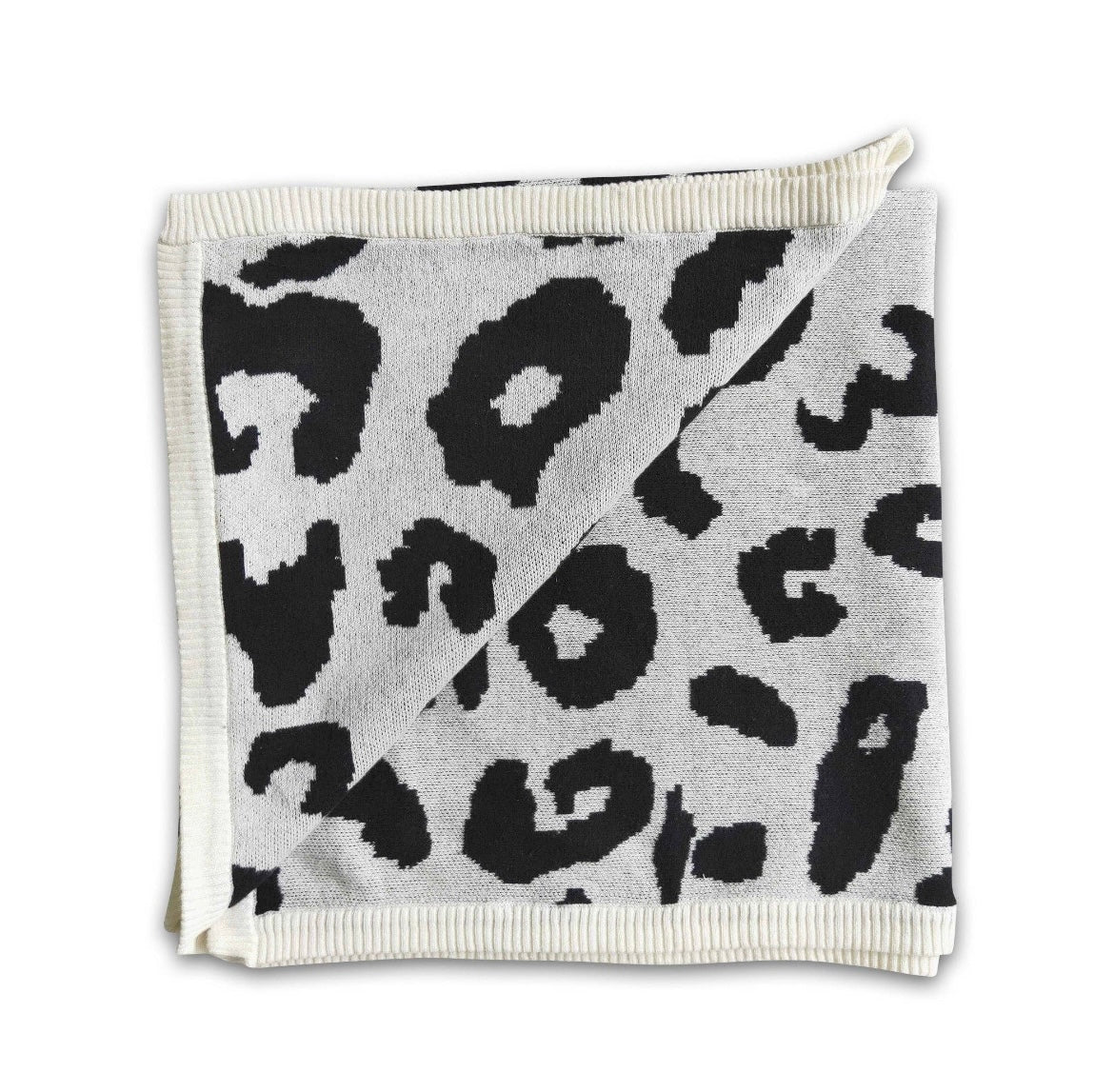 Wool Leopard Print Kids Blanket